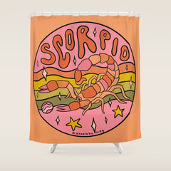2020 Scorpio Shower Curtain