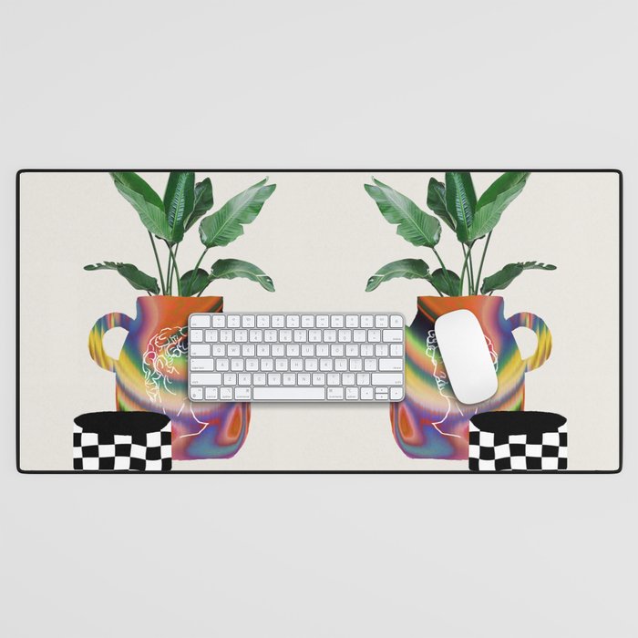 A house plant / Still life Desk Mat