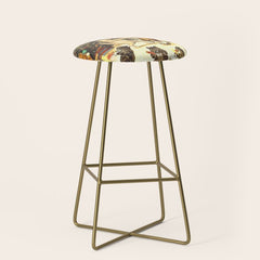 Christmas Party Cats' by Louis Wain Vintage Cat Art Stool