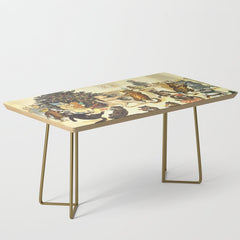 Christmas Party Cats' by Louis Wain Vintage Cat Art Coffee Table
