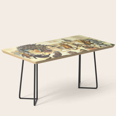 Christmas Party Cats' by Louis Wain Vintage Cat Art Coffee Table