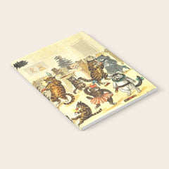 Christmas Party Cats' by Louis Wain Vintage Cat Art Notebook
