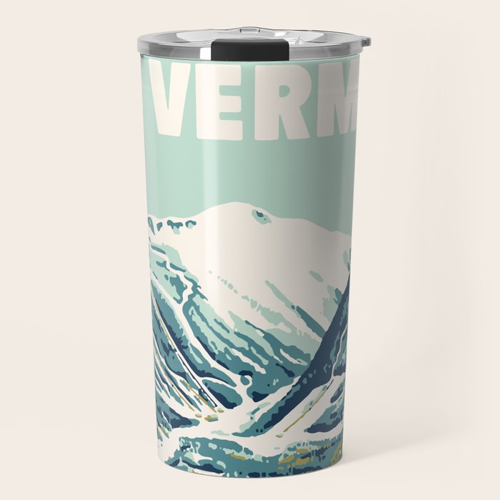 2021 Ski Stowe Vermont Vintage Poster  Travel Mug