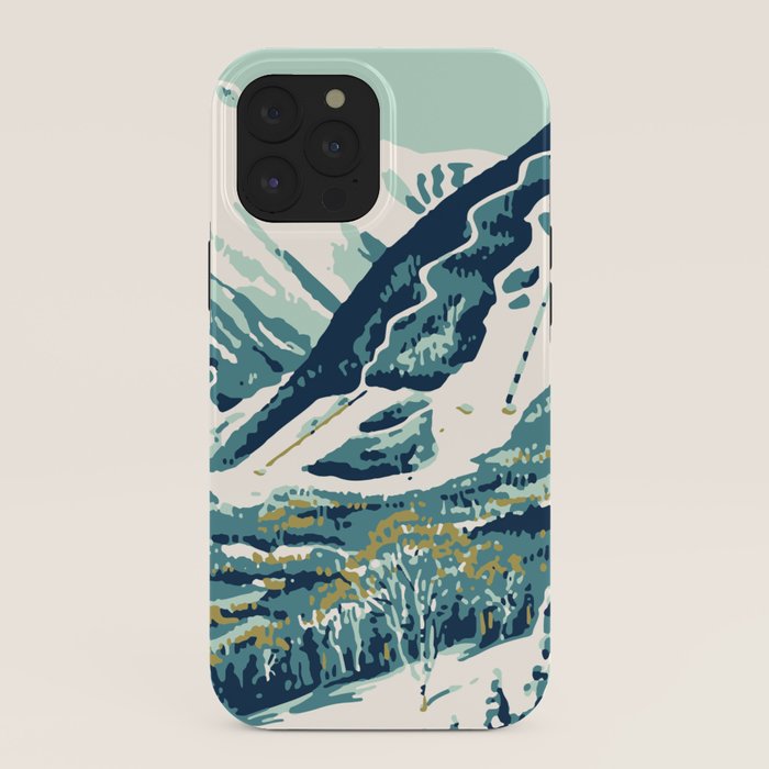 2021 Ski Stowe Vermont Vintage Poster  iPhone Case