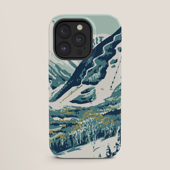 2021 Ski Stowe Vermont Vintage Poster  iPhone Case