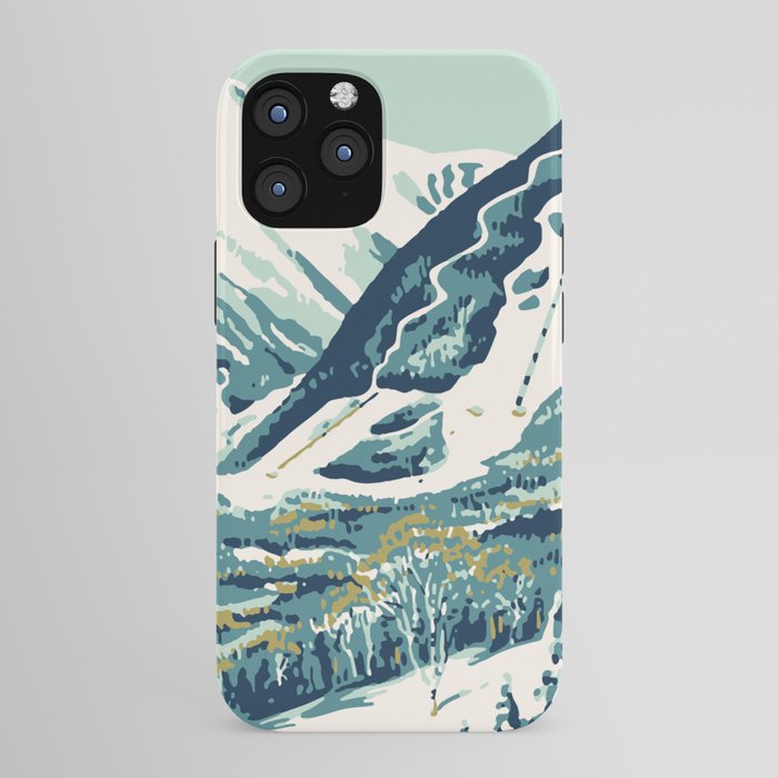 2021 Ski Stowe Vermont Vintage Poster  iPhone Case
