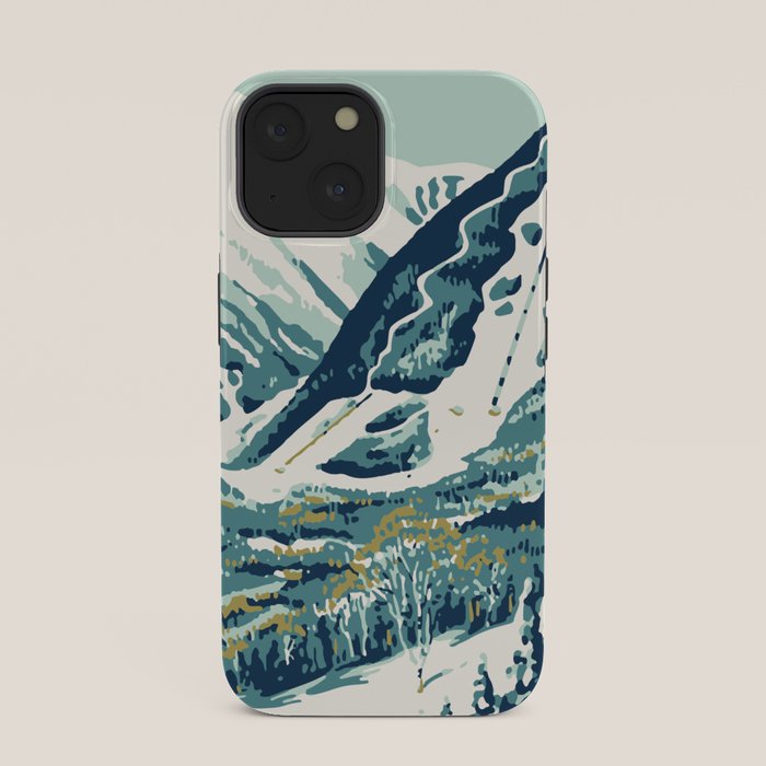 2021 Ski Stowe Vermont Vintage Poster  iPhone Case