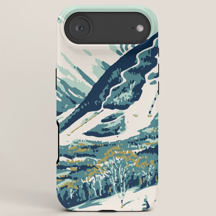 2021 Ski Stowe Vermont Vintage Poster  iPhone Case