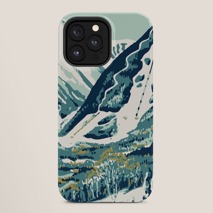 2021 Ski Stowe Vermont Vintage Poster  iPhone Case