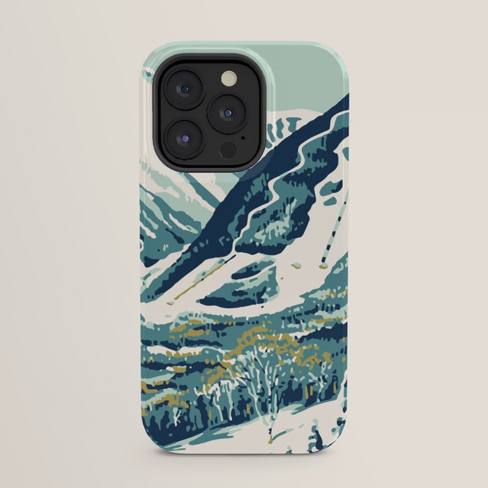 2021 Ski Stowe Vermont Vintage Poster  iPhone Case