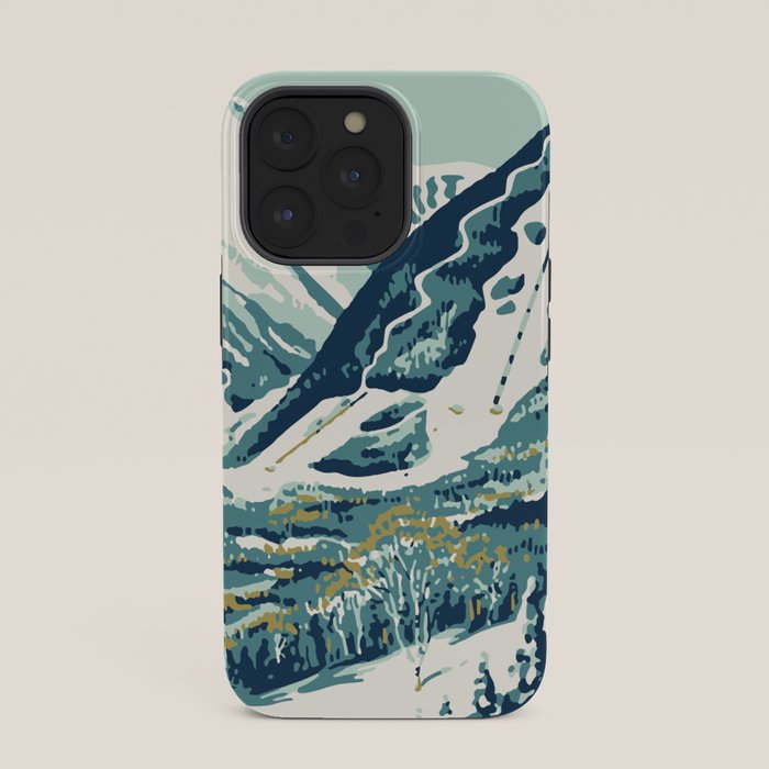 2021 Ski Stowe Vermont Vintage Poster  iPhone Case