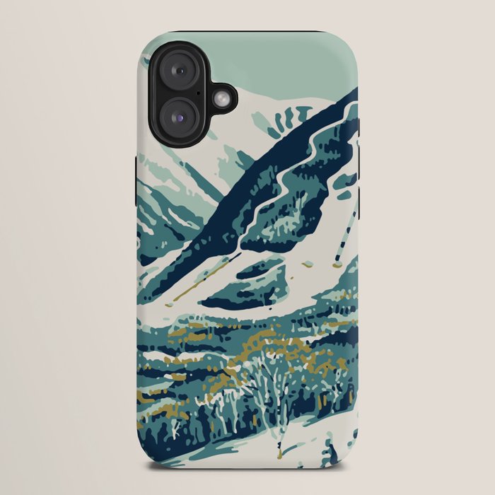 2021 Ski Stowe Vermont Vintage Poster  iPhone Case