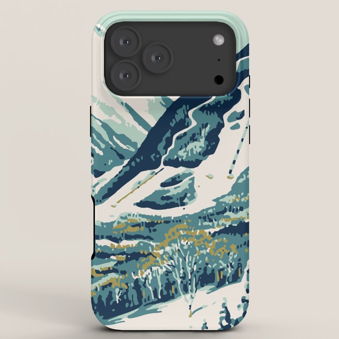 2021 Ski Stowe Vermont Vintage Poster  iPhone Case