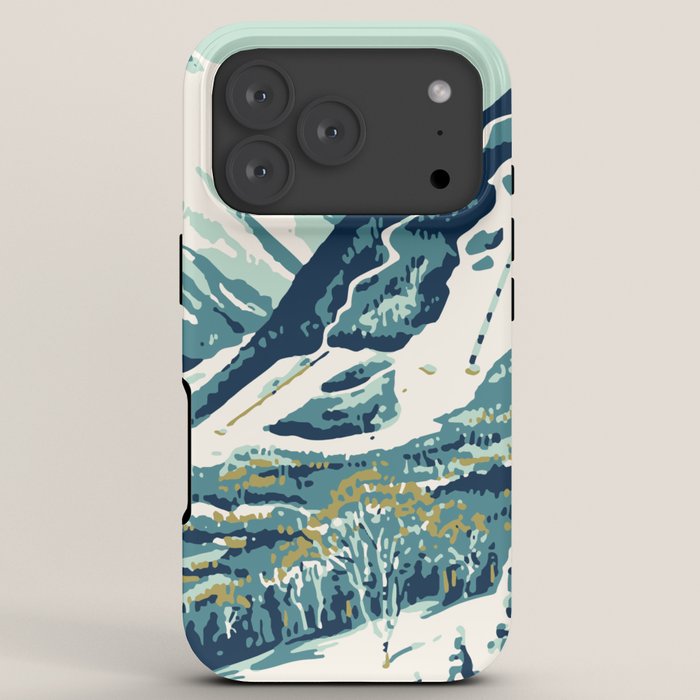 2021 Ski Stowe Vermont Vintage Poster  iPhone Case