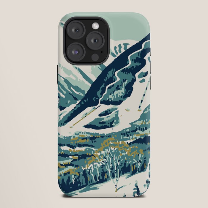 2021 Ski Stowe Vermont Vintage Poster  iPhone Case