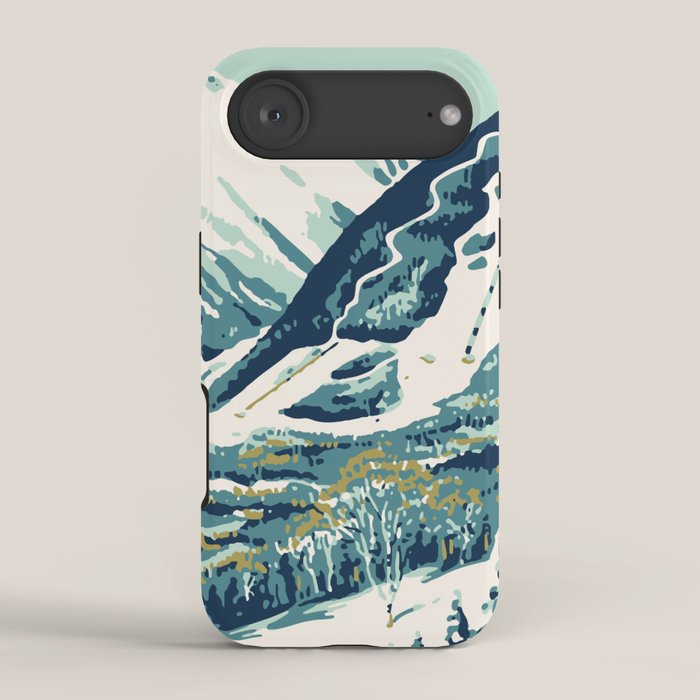 2021 Ski Stowe Vermont Vintage Poster  iPhone Case