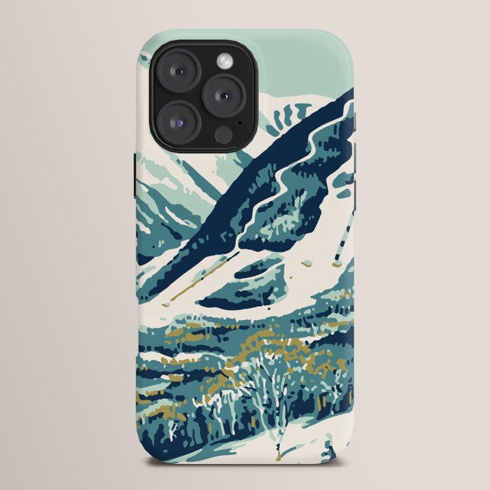 2021 Ski Stowe Vermont Vintage Poster  iPhone Case