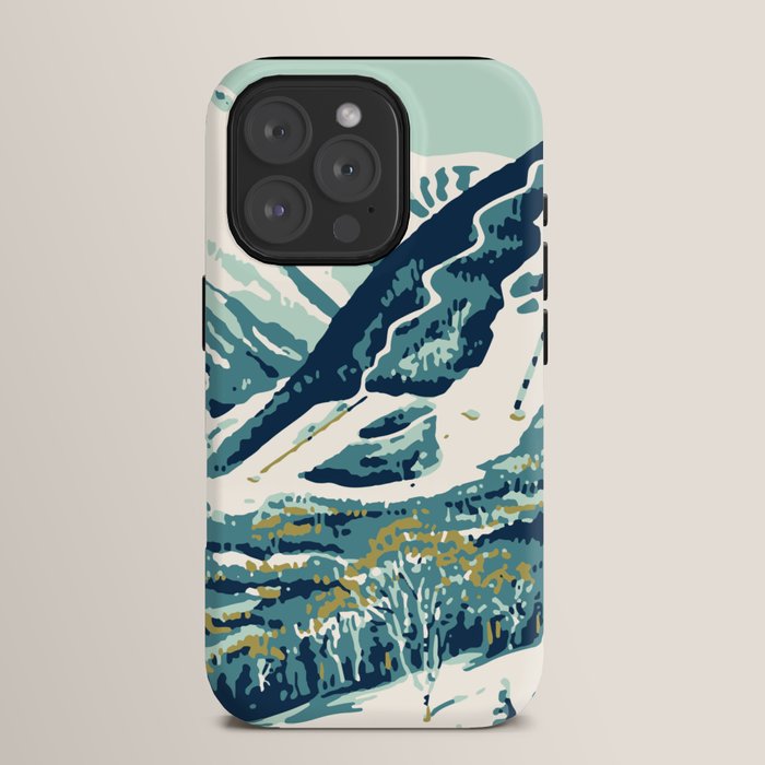 2021 Ski Stowe Vermont Vintage Poster  iPhone Case