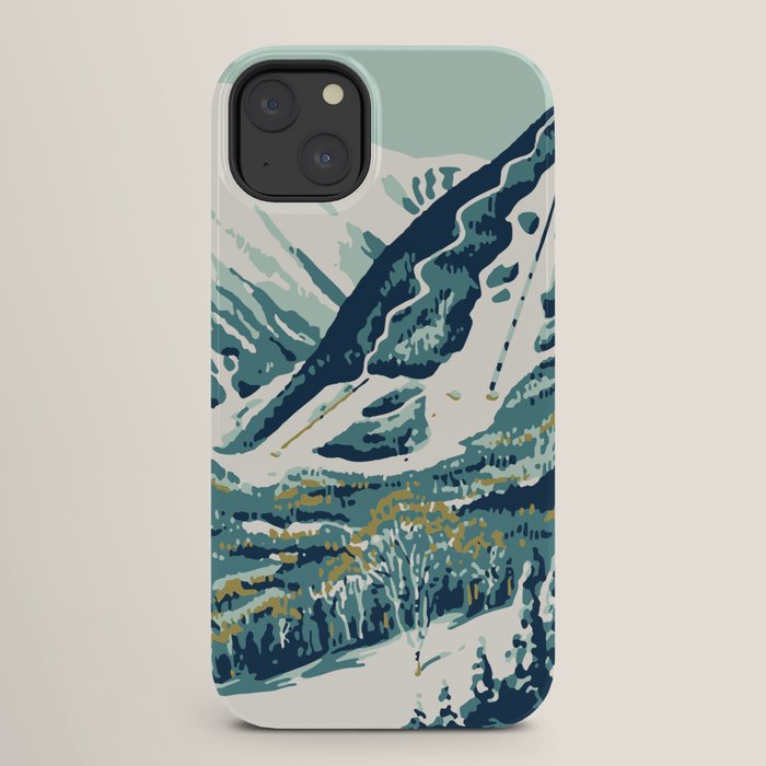 2021 Ski Stowe Vermont Vintage Poster  iPhone Case