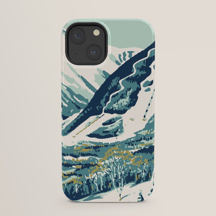 2021 Ski Stowe Vermont Vintage Poster  iPhone Case