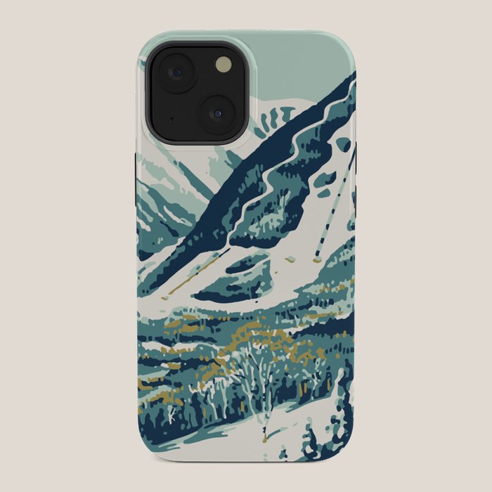 2021 Ski Stowe Vermont Vintage Poster  iPhone Case
