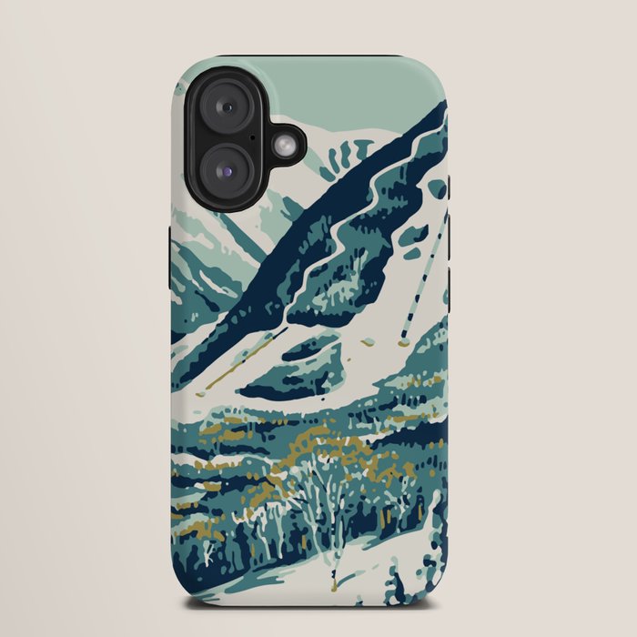 2021 Ski Stowe Vermont Vintage Poster  iPhone Case