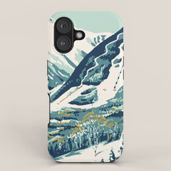 2021 Ski Stowe Vermont Vintage Poster  iPhone Case