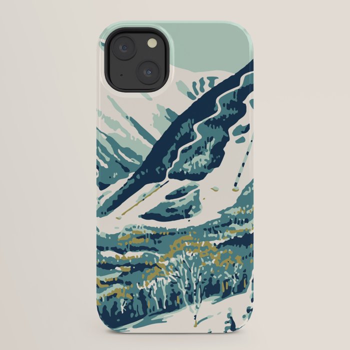 2021 Ski Stowe Vermont Vintage Poster  iPhone Case