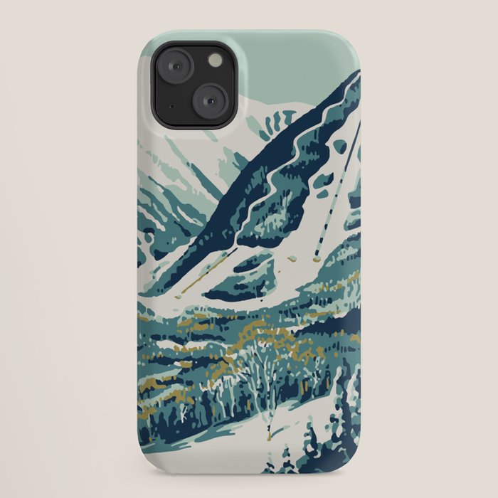 2021 Ski Stowe Vermont Vintage Poster  iPhone Case
