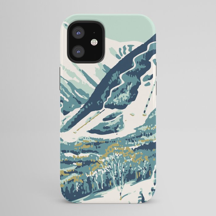 2021 Ski Stowe Vermont Vintage Poster  iPhone Case