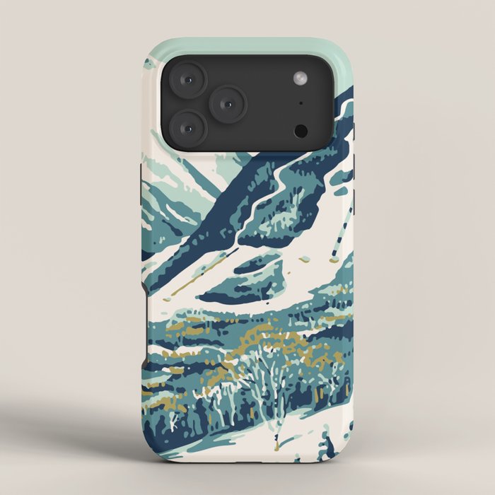 2021 Ski Stowe Vermont Vintage Poster  iPhone Case