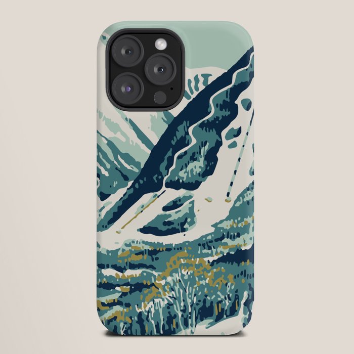 2021 Ski Stowe Vermont Vintage Poster  iPhone Case