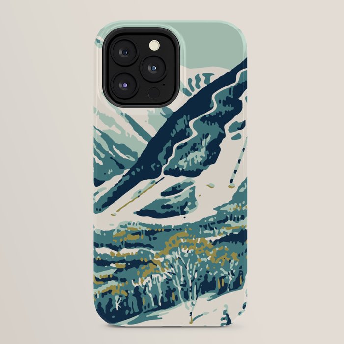 2021 Ski Stowe Vermont Vintage Poster  iPhone Case