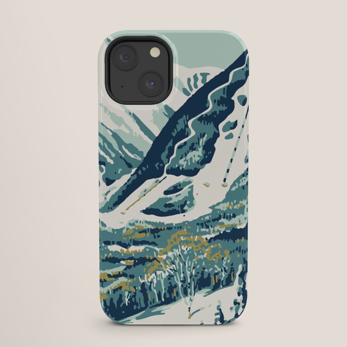 2021 Ski Stowe Vermont Vintage Poster  iPhone Case
