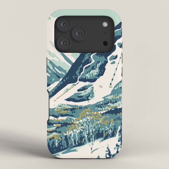2021 Ski Stowe Vermont Vintage Poster  iPhone Case