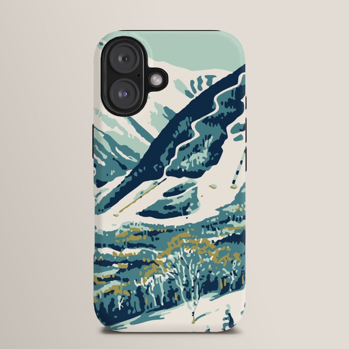 2021 Ski Stowe Vermont Vintage Poster  iPhone Case