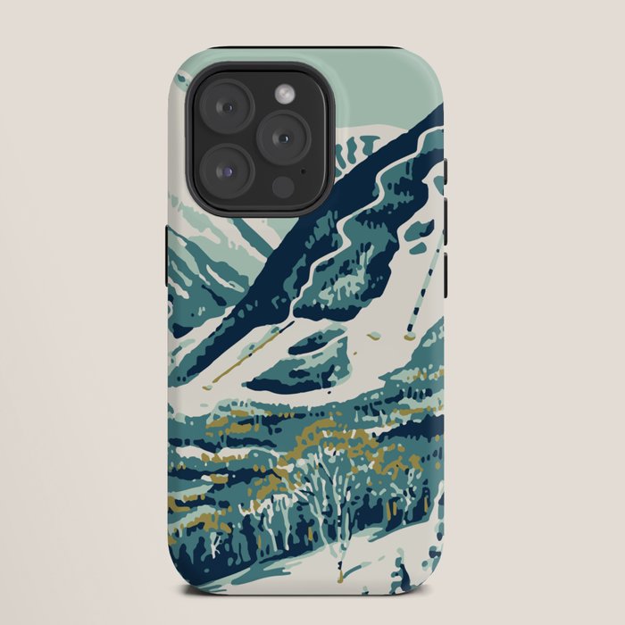 2021 Ski Stowe Vermont Vintage Poster  iPhone Case
