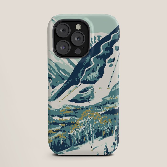 2021 Ski Stowe Vermont Vintage Poster  iPhone Case