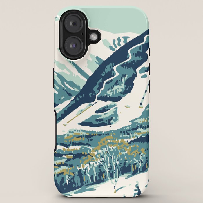 2021 Ski Stowe Vermont Vintage Poster  iPhone Case