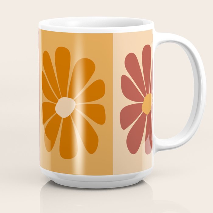 70's Daisy Bloom  Coffee Mug