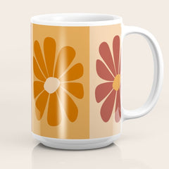 70's Daisy Bloom  Coffee Mug