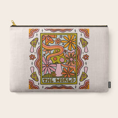21. World Tarot Mushroom Carry All Pouch