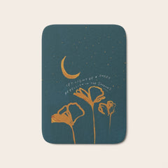 "Let Light Be A Sweet Rebellion In The Shadows" Bath Mat