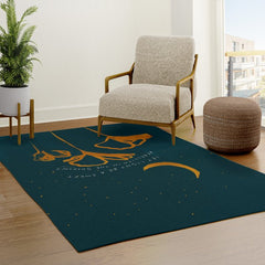 "Let Light Be A Sweet Rebellion In The Shadows" Rug