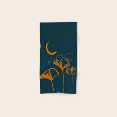 "Let Light Be A Sweet Rebellion In The Shadows" Bath Towel