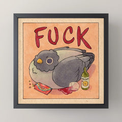 Fuck' Pigeon 05 Mini Art Print