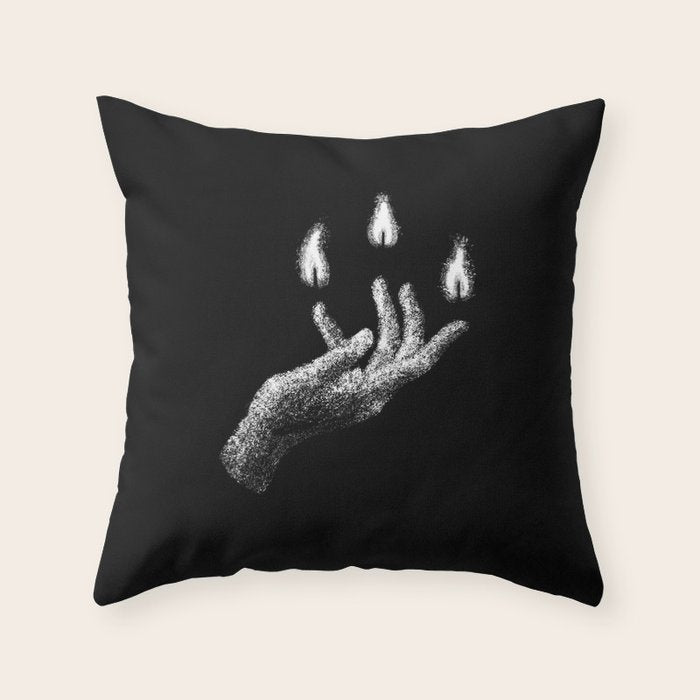 A Light in the Dark Throw Pillow