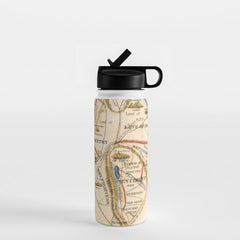 "A Map of the Open Country of a Woman's Heart" by D. W. Kellogg (c. 1833-1842) Water Bottle