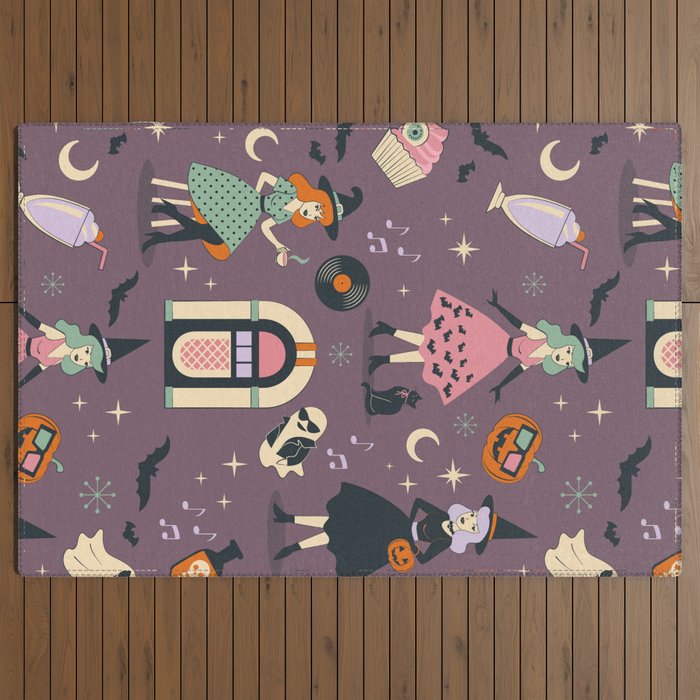 50s Witch Vibes Outdoor Rug