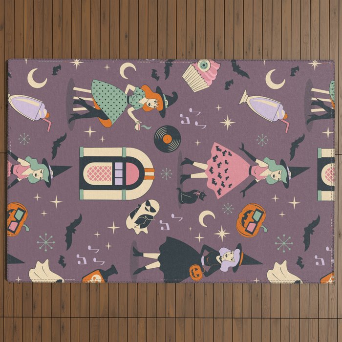 50s Witch Vibes Outdoor Rug
